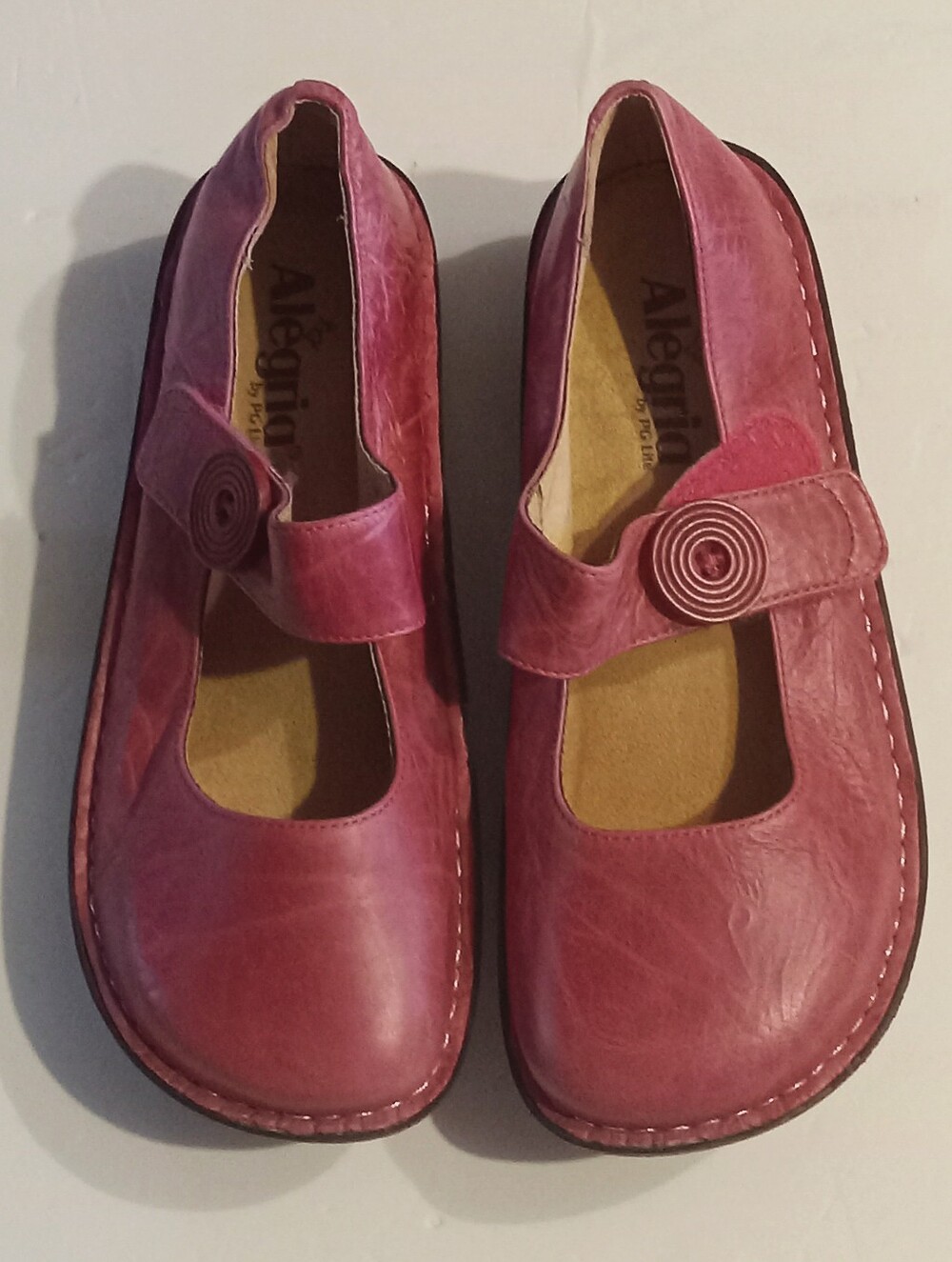 ALEGRIA Womens Mary Jane SHOES SIZE 7 Pink Comfort Shoes Excellent Condition